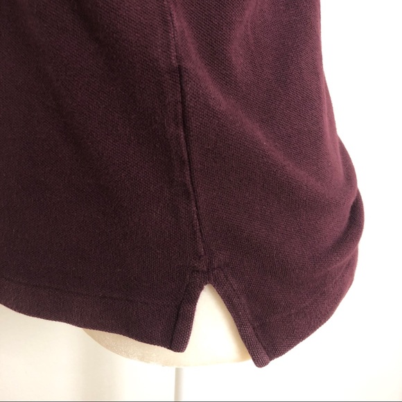 RALPH LAUREN Classic Mesh Cotton Red Polo Shirt XS - Picture 8 of 10